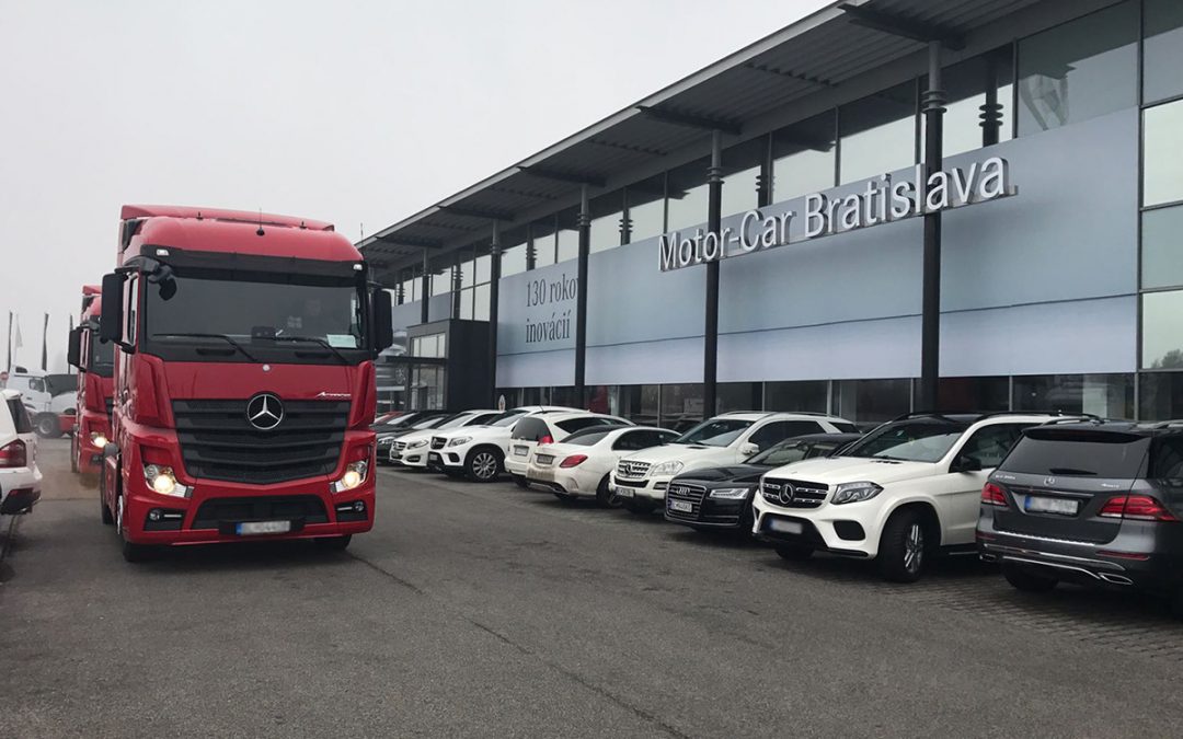 Growing fleet TN Logistics SK – New trucks Mercedes